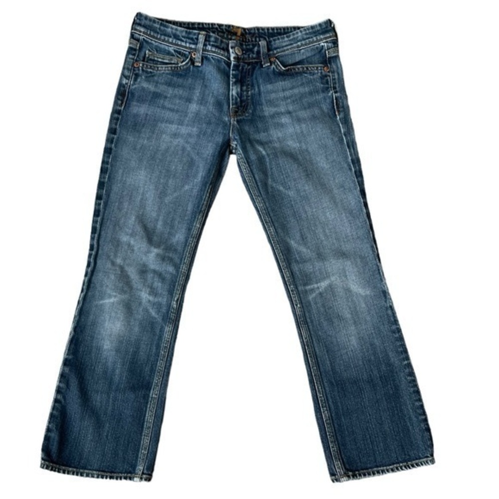7 For All Mankind Flynt Pant Mid Rise Straight Leg Jeans